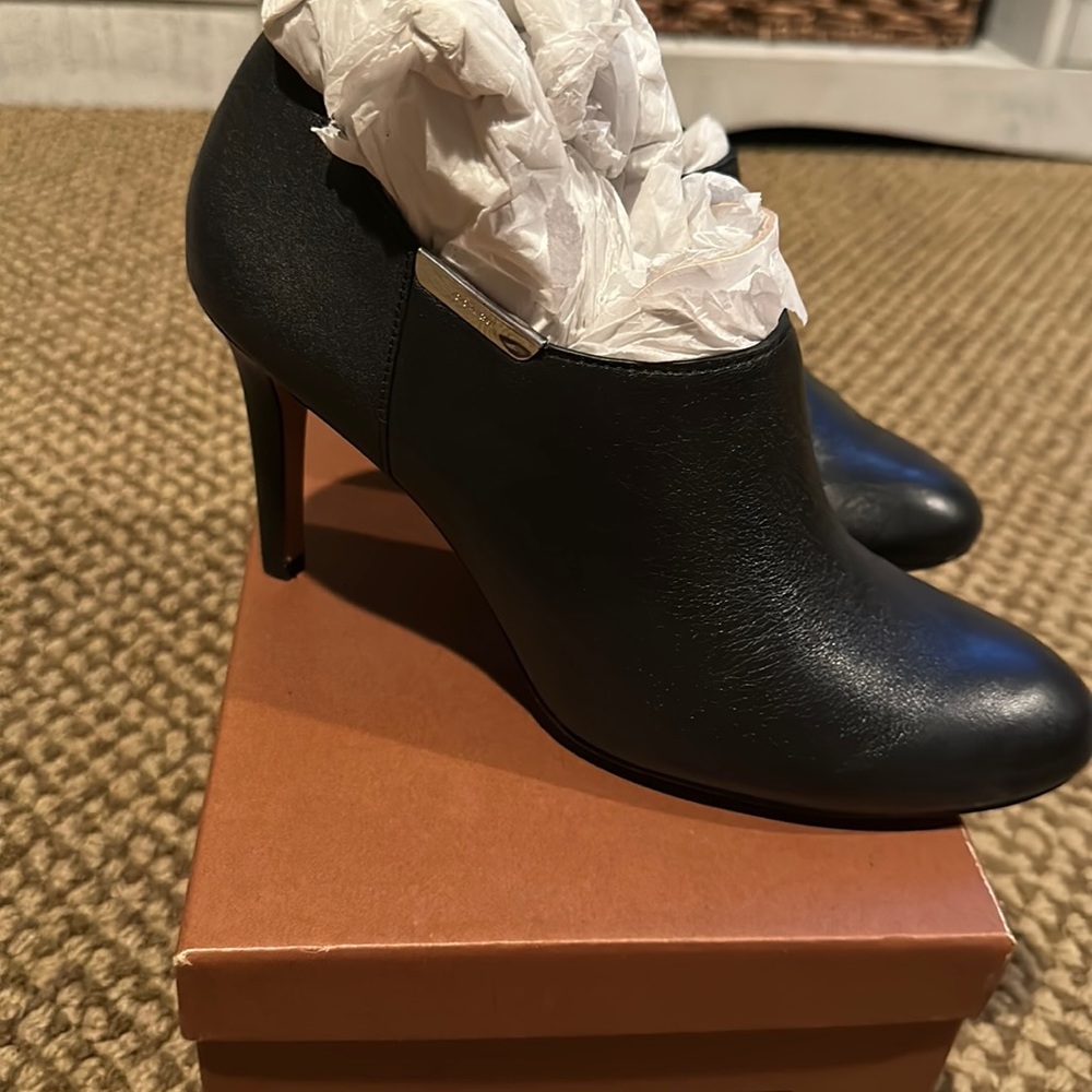 Coach Leather Booties